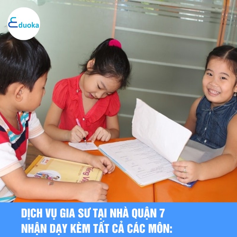 Dịch Vụ Gia Sư Tại Nhà Quận 7 Nhận Dạy Kèm Tất Cả Các Môn: