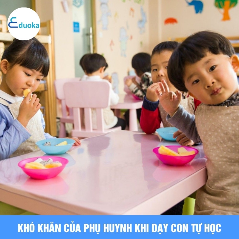 Khó khăn của phụ huynh khi dạy con tự học