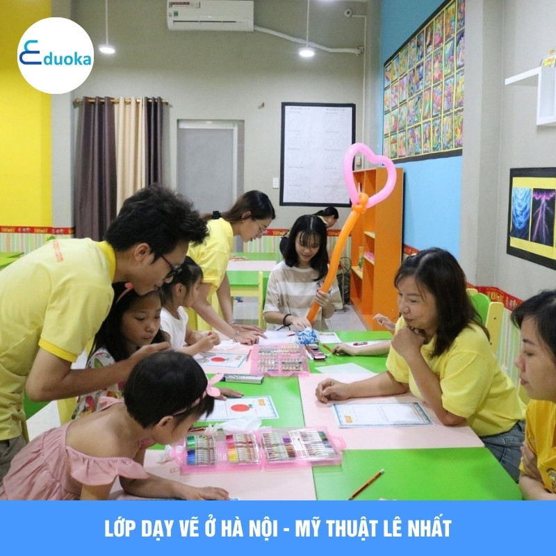 Lớp dạy vẽ ở Hà Nội - Mỹ Thuật Lê Nhất