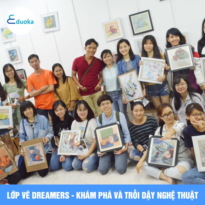 Lớp vẽ Dreamers - Khám phá và trỗi dậy nghệ thuật