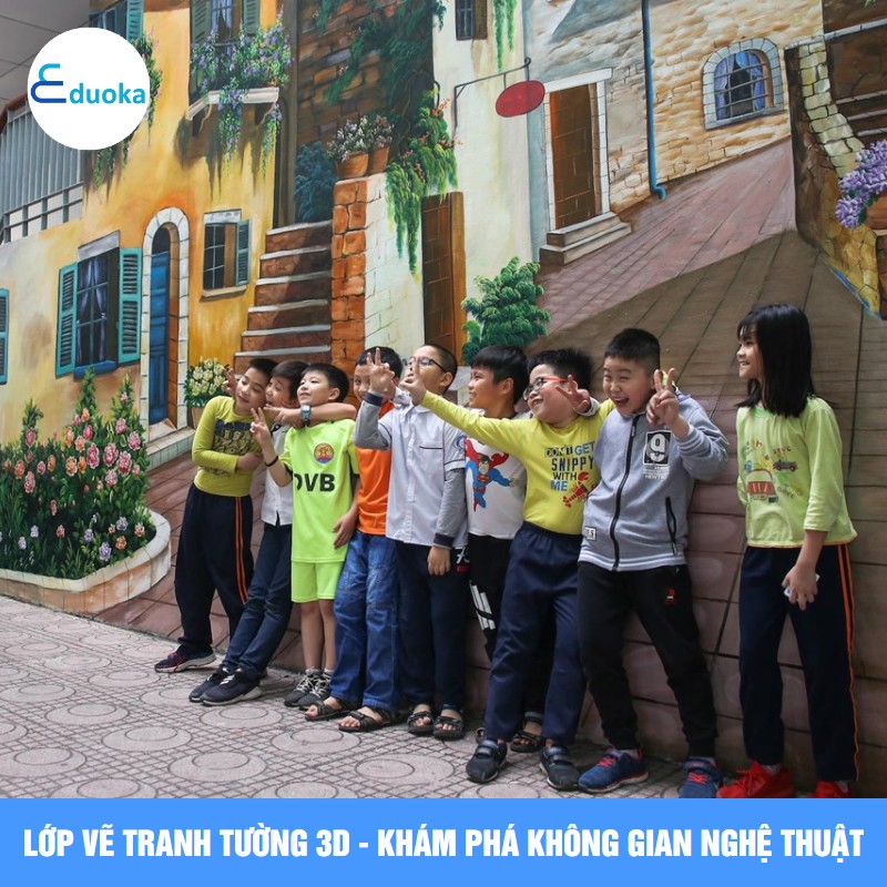 Lớp vẽ Tranh Tường 3D - Khám phá không gian nghệ thuật