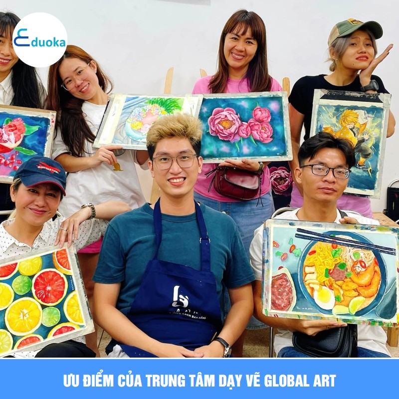 Ưu điểm của trung tâm dạy vẽ Global Art