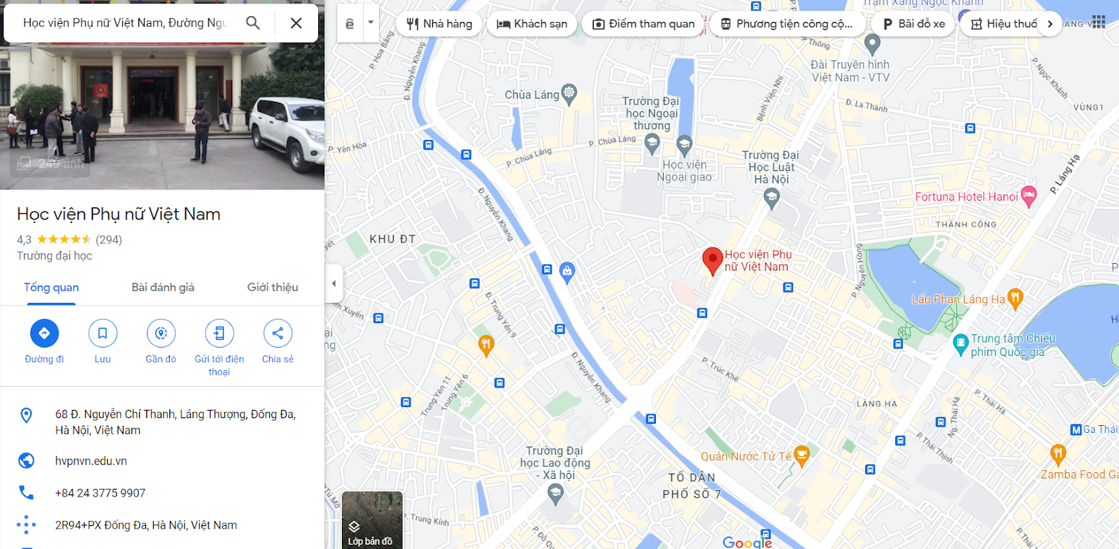 Học viện Phụ nữ Việt Nam