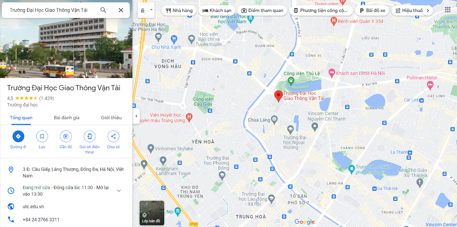 Trường Đại học Giao thông Vận tải