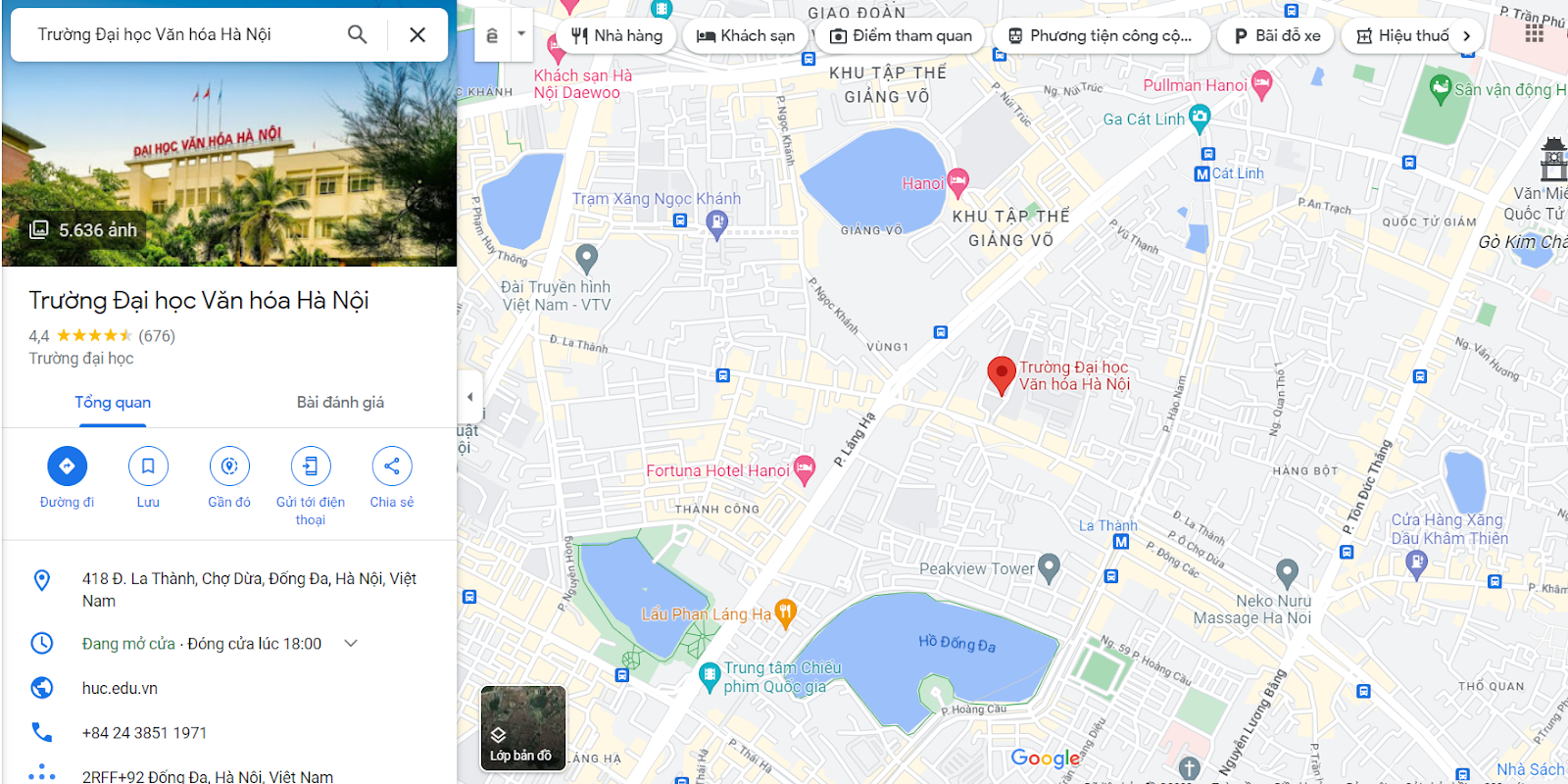 Trường Đại học Văn hoá Hà Nội