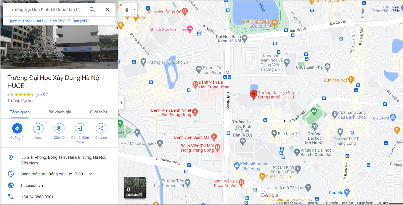 Trường Đại Học Xây Dựng Hà Nội – HUCE