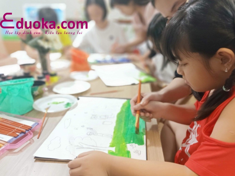 Những lợi ích tuyệt vời mà các lớp dạy vẽ quận 4 tại TP.HCM mang lại cho trẻ