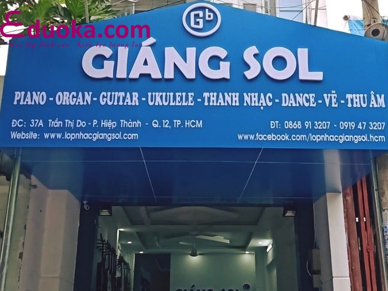 Trung tâm dạy nhạc Giáng Sol- Trung tâm dạy âm nhạc quận 12