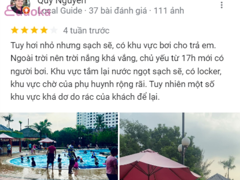 Đánh giá của khách hàng về hồ bơi Văn Thánh