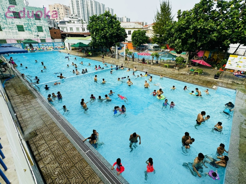 Đôi nét về hồ bơi nhà thiếu nhi Quận 6