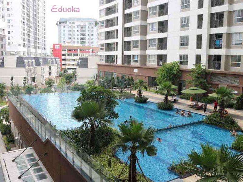 Tiện Ích tại Hồ Bơi Chung Cư Golden Mansion