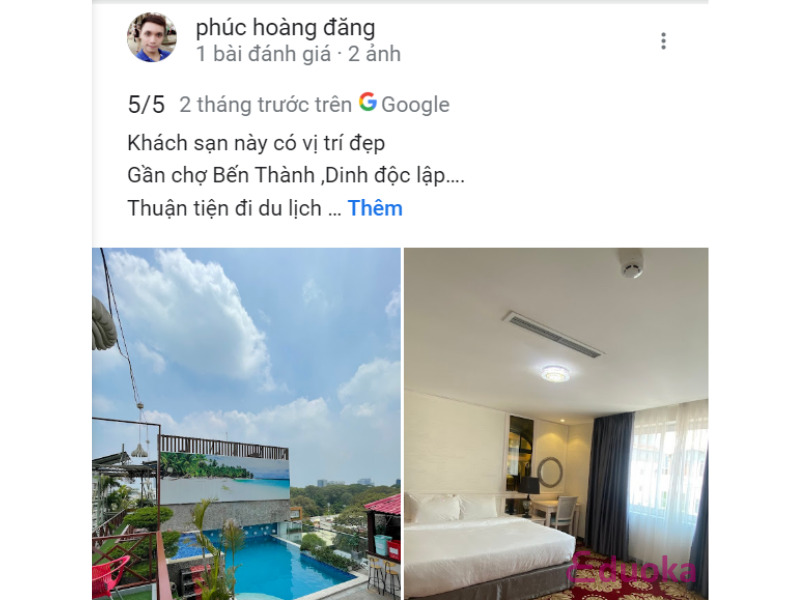 Đánh giá của khách hàng về Bể bơi California Saigon Hotel & Rooftop Pool