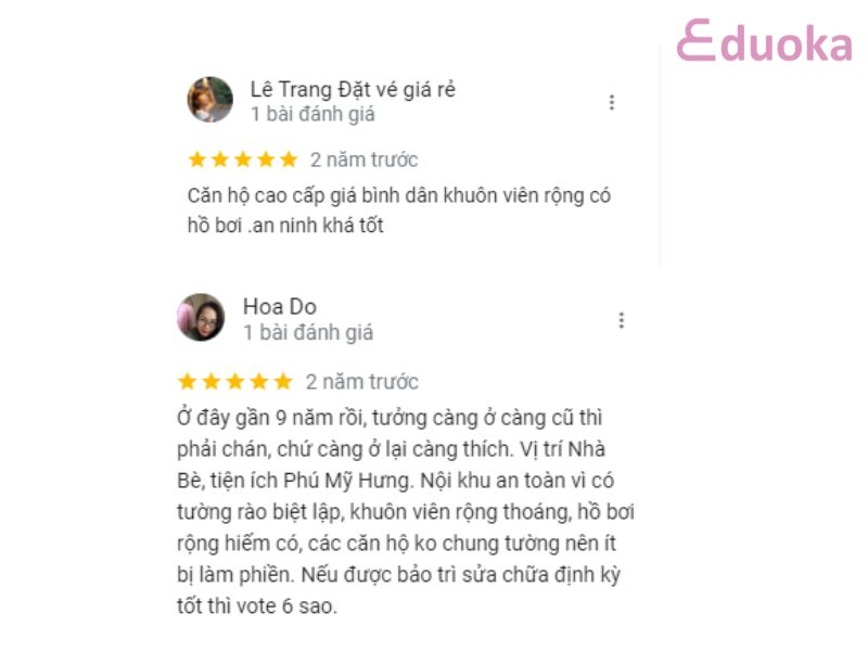 Đánh giá của khách hàng về Hồ Bơi khu căn hộ New Saigon