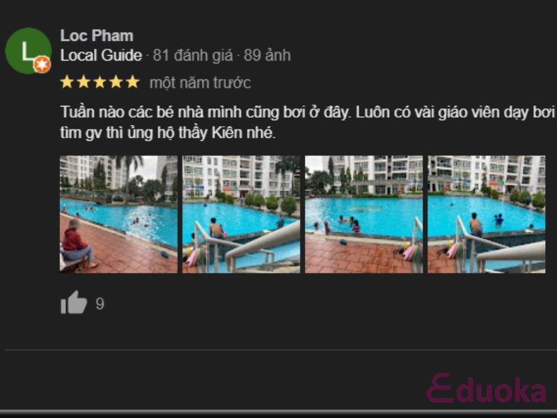 Đánh Giá Tích Cực Của Khách Hàng Về Hồ Bơi New Sài Gòn