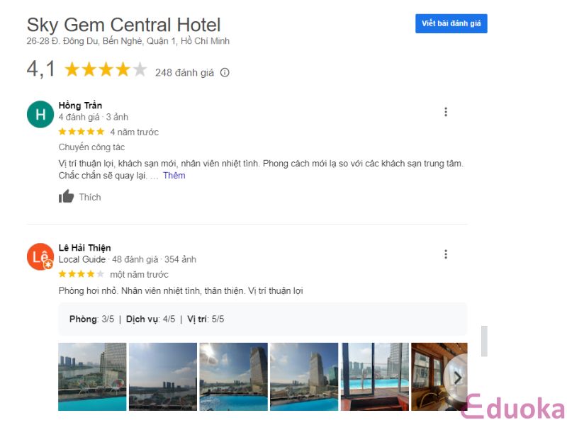 Trải Nghiệm Của Khách Hàng Về Hồ Bơi Sky Gem Hotel