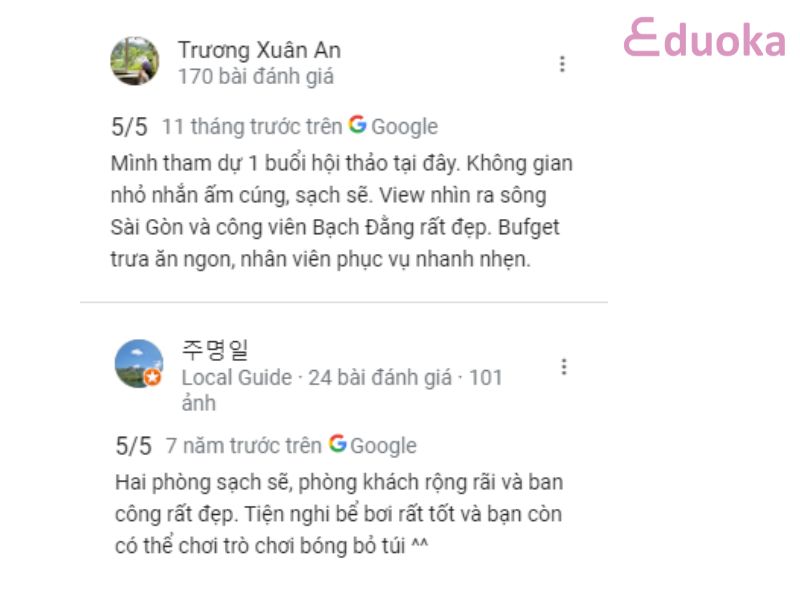 Đánh giá của khách hàng về Bể Bơi Khách sạn Liberty Central Sài Gòn Riverside