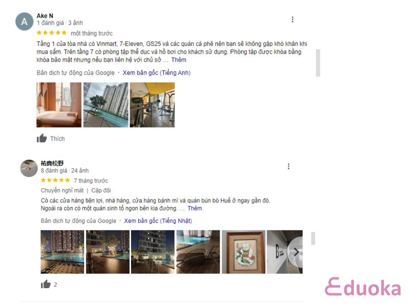 Trải nghiệm của khách hàng về Bể Bơi Saigon Sirius