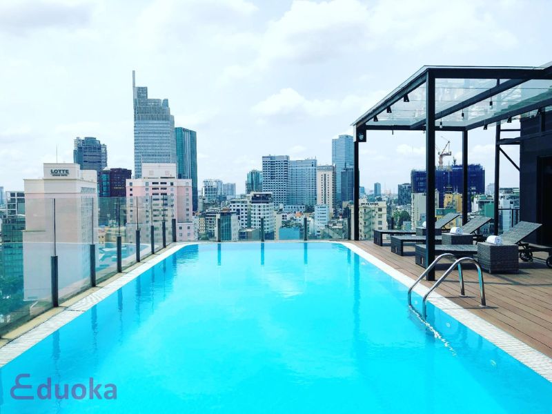 Lợi Ích Tại Bể Bơi BLUE DIAMOND 8B HOTEL