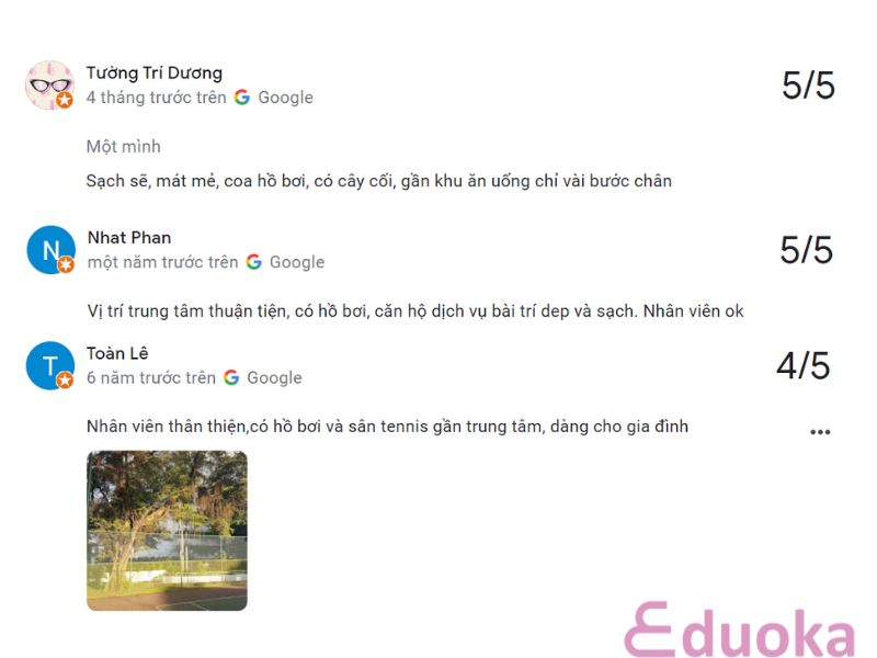 Đánh Giá Của Khách Hàng Về Bể Bơi Somerset Ho Chi Minh City