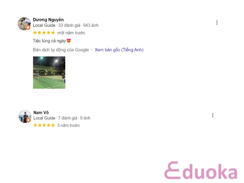 Review Của Khách Hàng Về Sân Tennis Cảng Sài Gòn