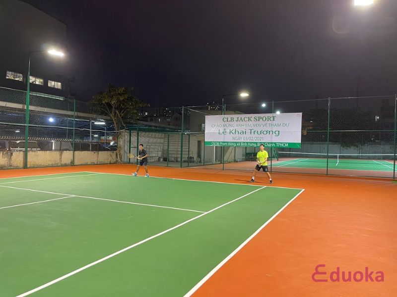 Tổng quan về Sân Tennis Jack Sport - Quận 8