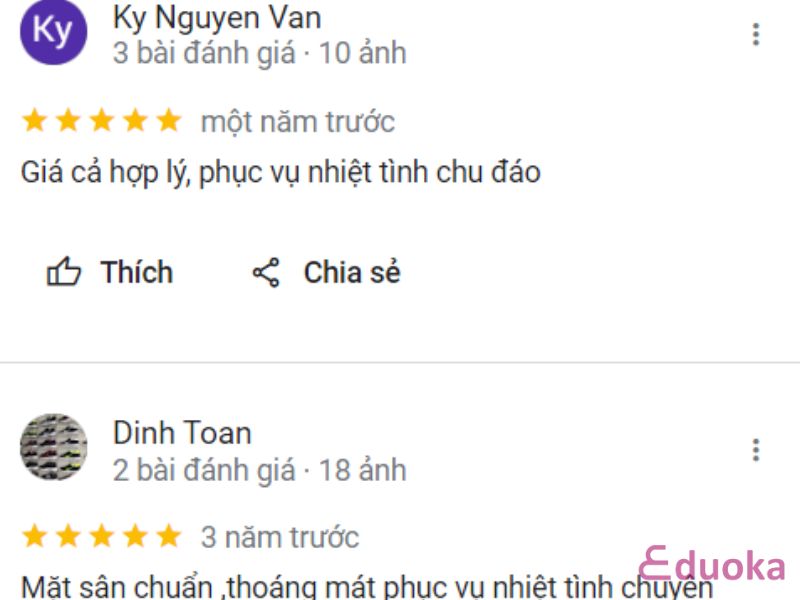 Trải Nghiệm Của Khách Hàng Về Sân Tennis Điện Lực