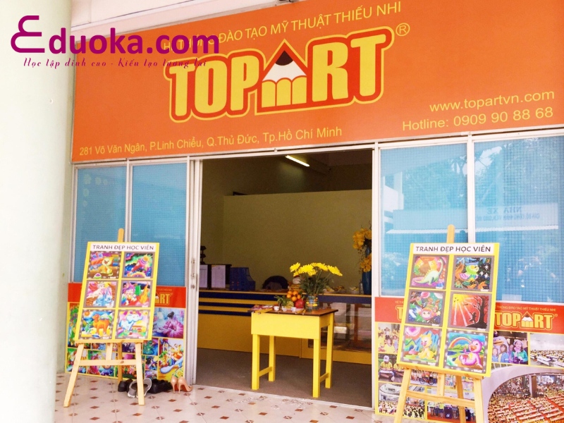 Hệ Thống Đào Tạo Mỹ Thuật Thiếu Nhi TopArt
