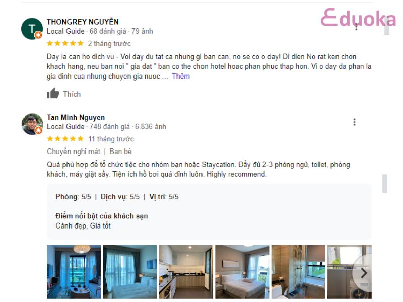 Đánh Giá Của Khách Hàng Về Bể Bơi Somerset Feliz