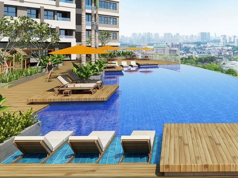 Hồ bơi quận 7 Sunrise City