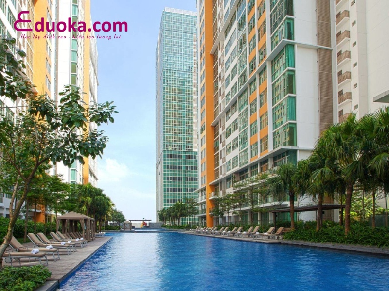 Hồ bơi The Vista quận 2