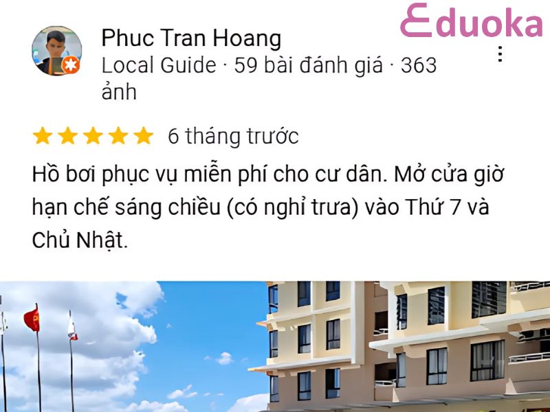 Trải nghiệm của khách hàng về Bể bơi khu A Đức Khải Era Town