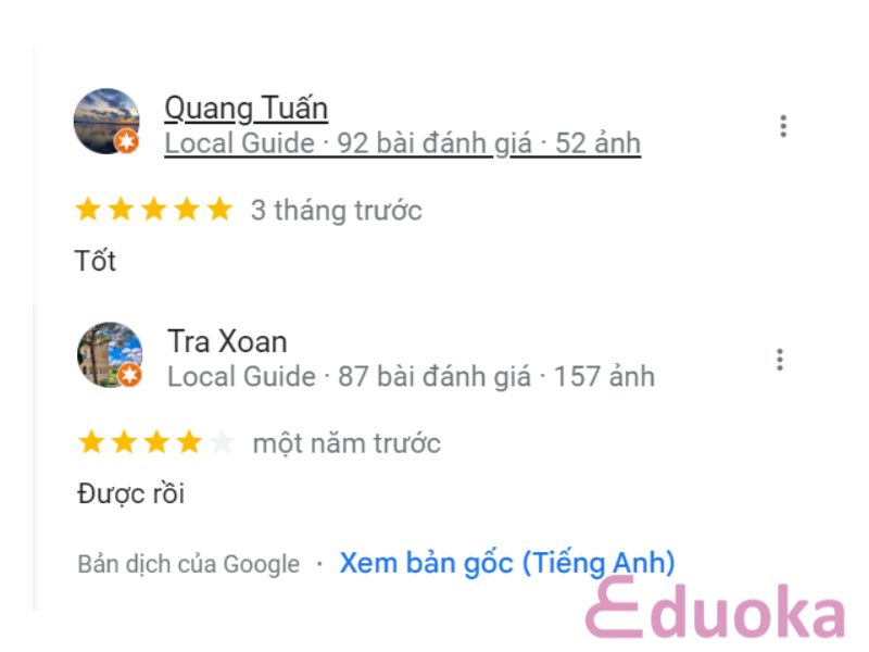 Nhận xét của khách hàng về sân tennis Bắc Rạch Chiếc
