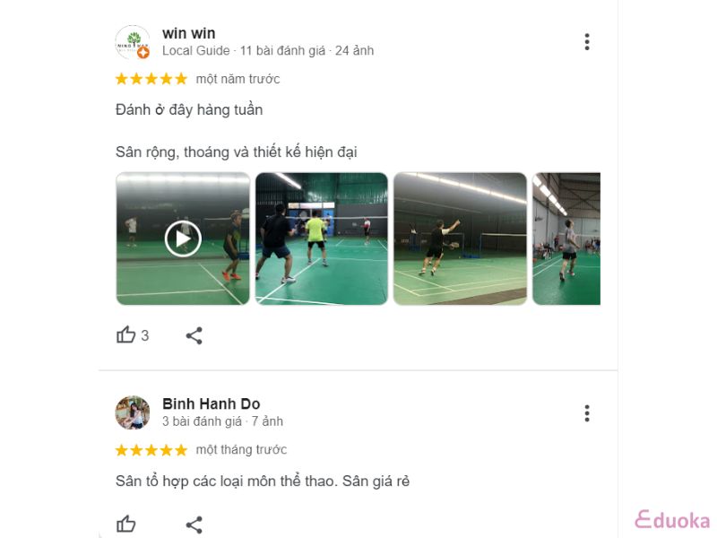 Đánh giá của khách hàng về Sân Tennis Cây Lộc Vừng