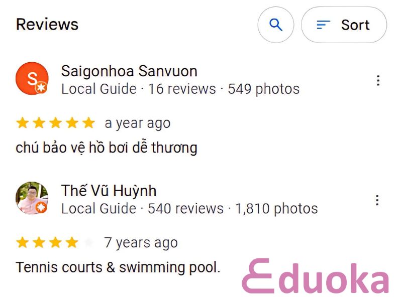 Đánh giá của khách hàng về Sân Tennis Lâm Viên