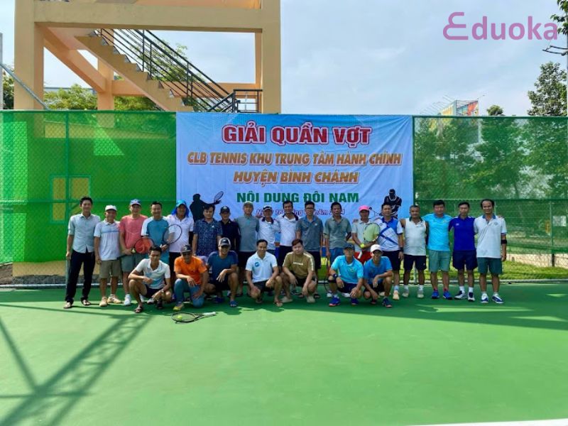 Tiện ích tại Sân Tennis khu trung tâm hành chính huyện Bình Chánh