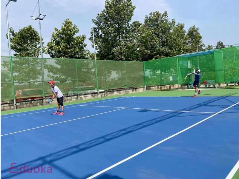 Tổng quan về sân Tennis TTVH H.Bình Chánh
