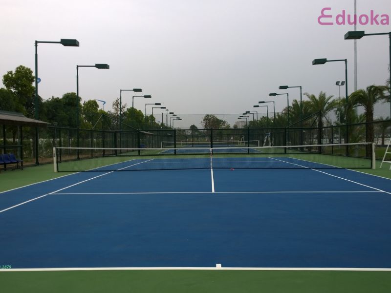 Tổng quan về sân tennis TTVHTT huyện Cần Giờ