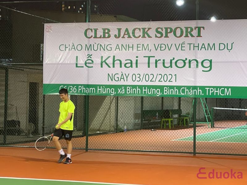 Giới thiệu chung về sân tennis Jack Sport